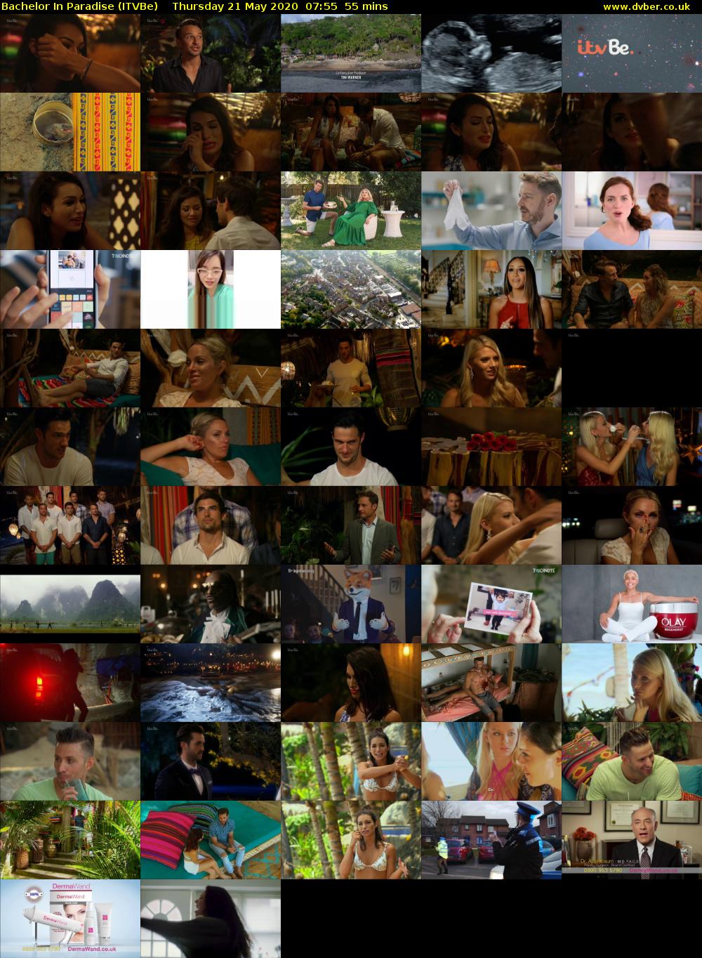 Bachelor in Paradise (ITVBe) Thursday 21 May 2020 07:55 - 08:50