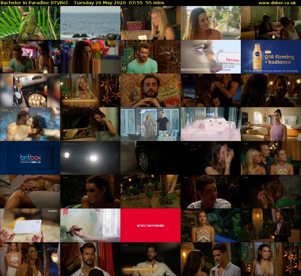 Bachelor in Paradise (ITVBe) Tuesday 26 May 2020 07:55 - 08:50