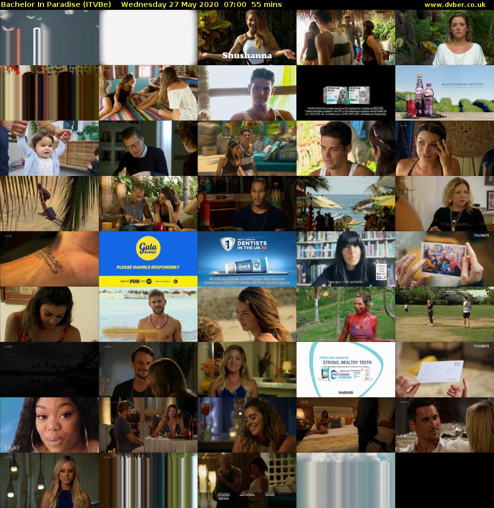 Bachelor in Paradise (ITVBe) Wednesday 27 May 2020 07:00 - 07:55