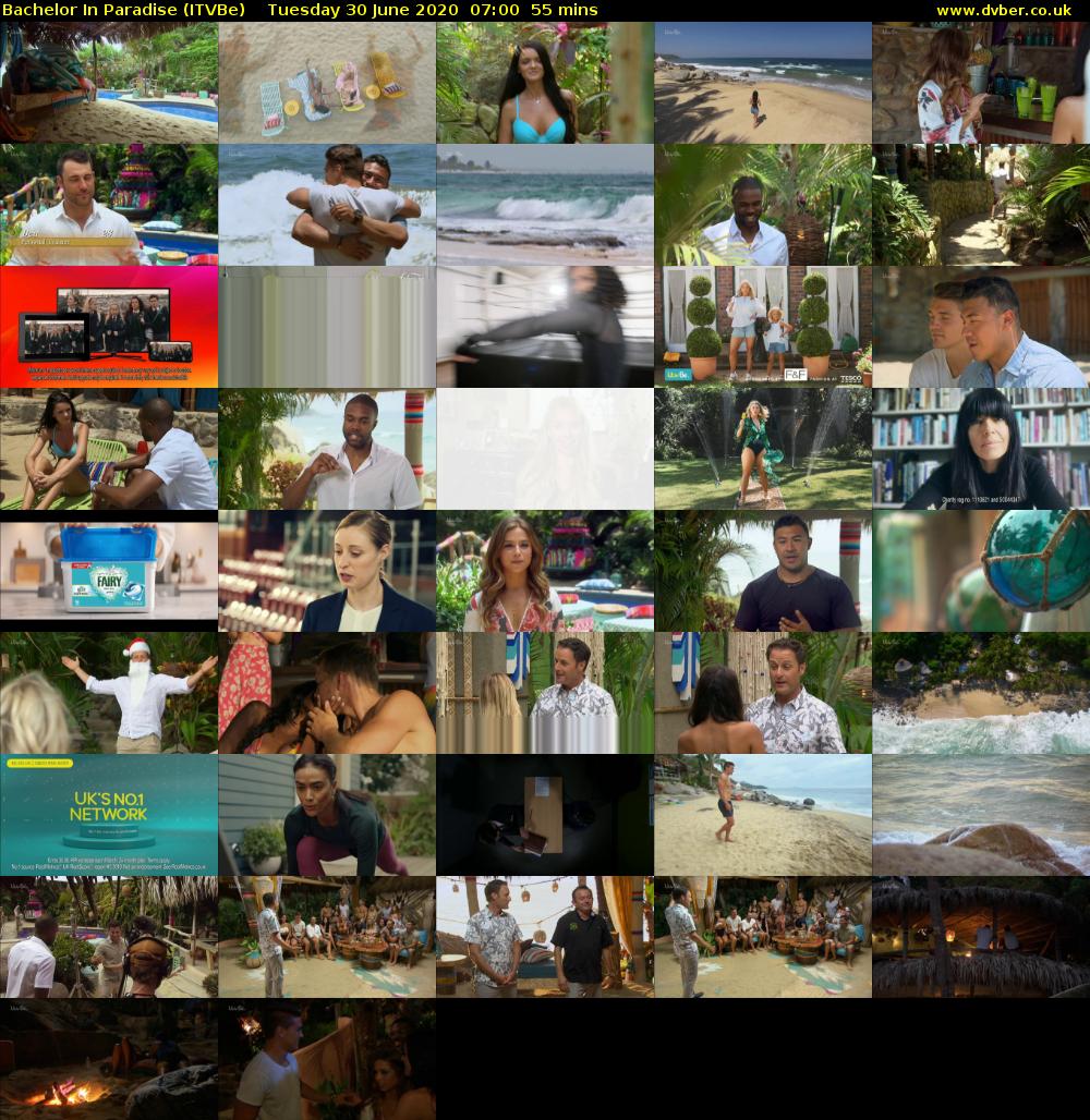 Bachelor in Paradise (ITVBe) Tuesday 30 June 2020 07:00 - 07:55
