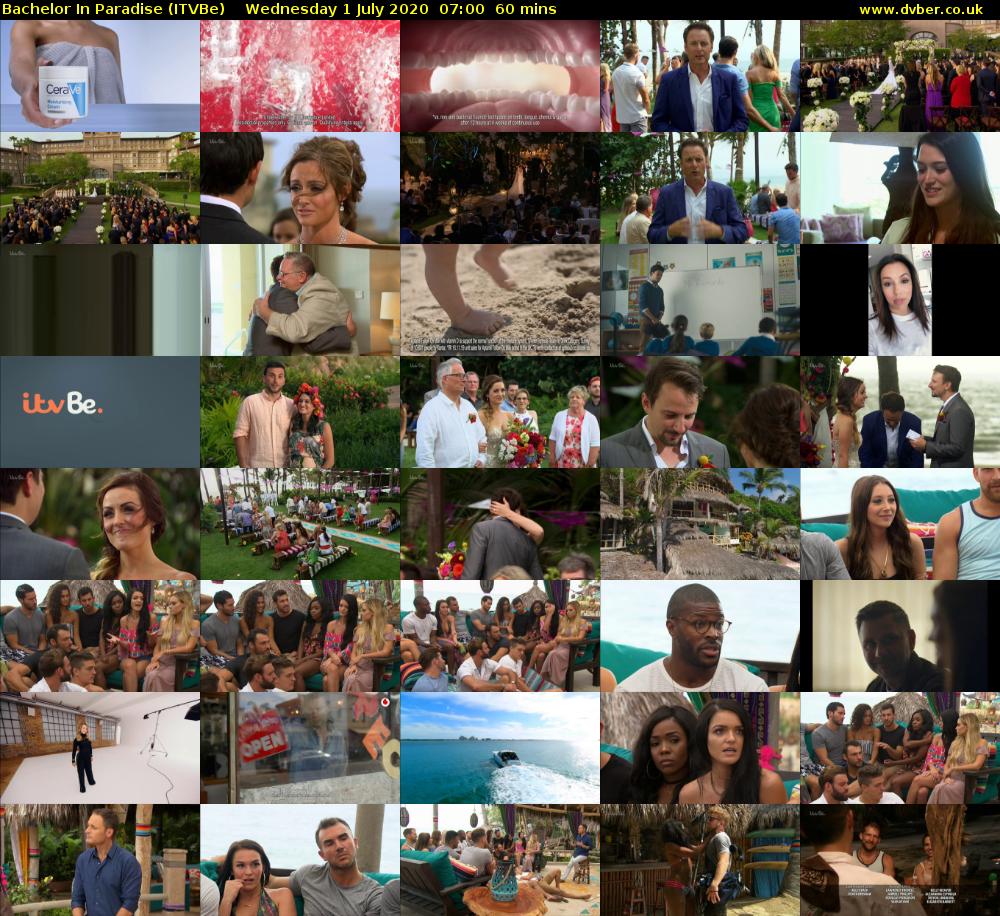 Bachelor in Paradise (ITVBe) Wednesday 1 July 2020 07:00 - 08:00