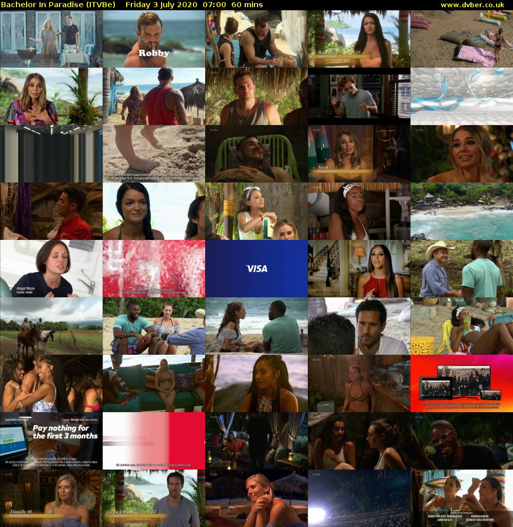 Bachelor in Paradise (ITVBe) Friday 3 July 2020 07:00 - 08:00