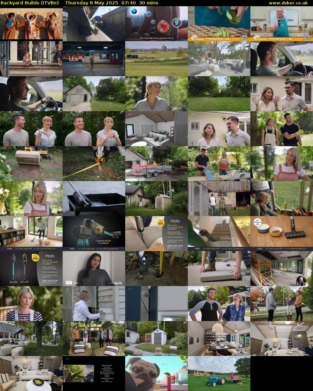 Backyard Builds (ITVBe) Thursday 8 May 2025 07:40 - 08:10
