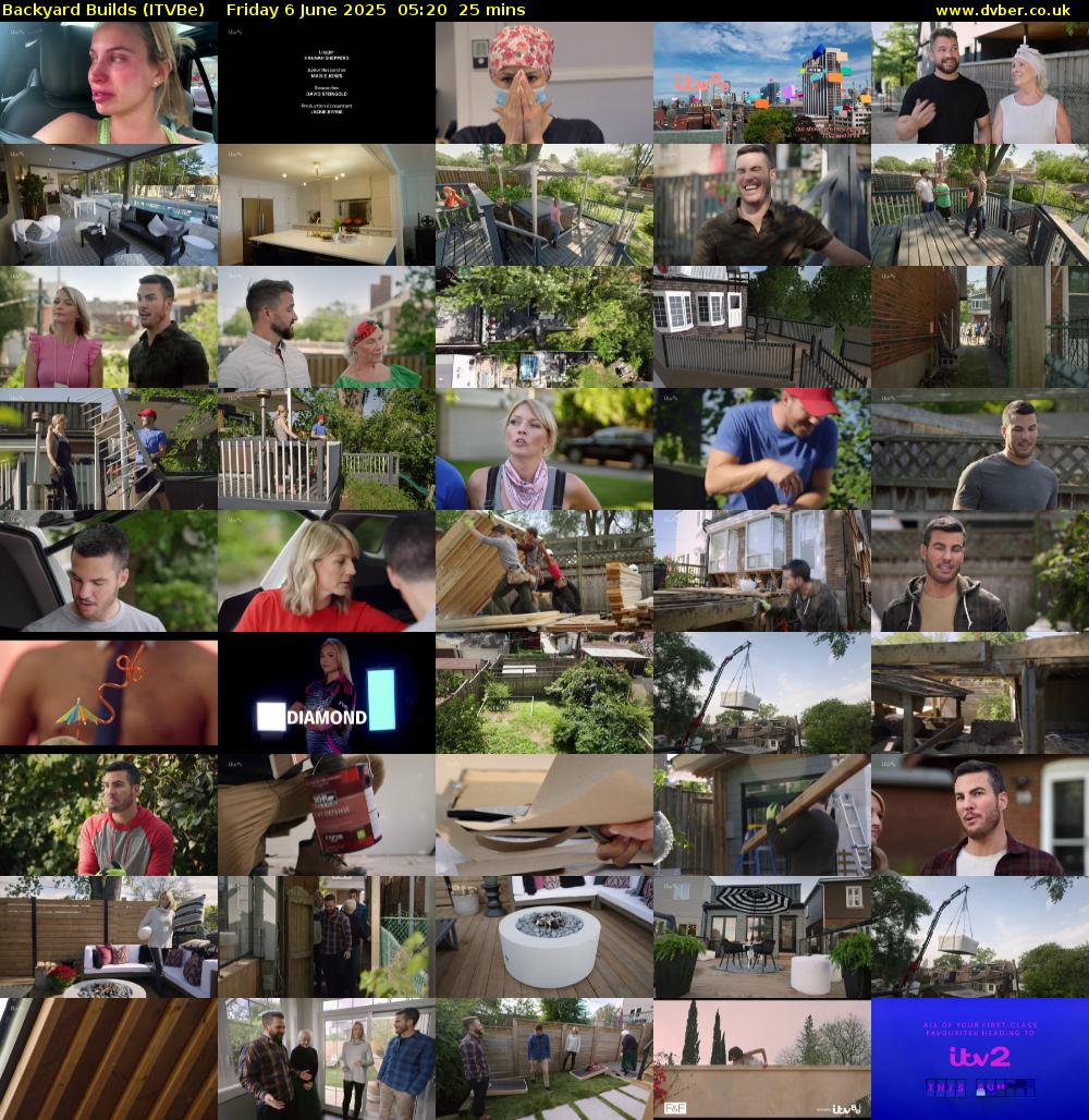 Backyard Builds (ITVBe) Friday 6 June 2025 05:20 - 05:45