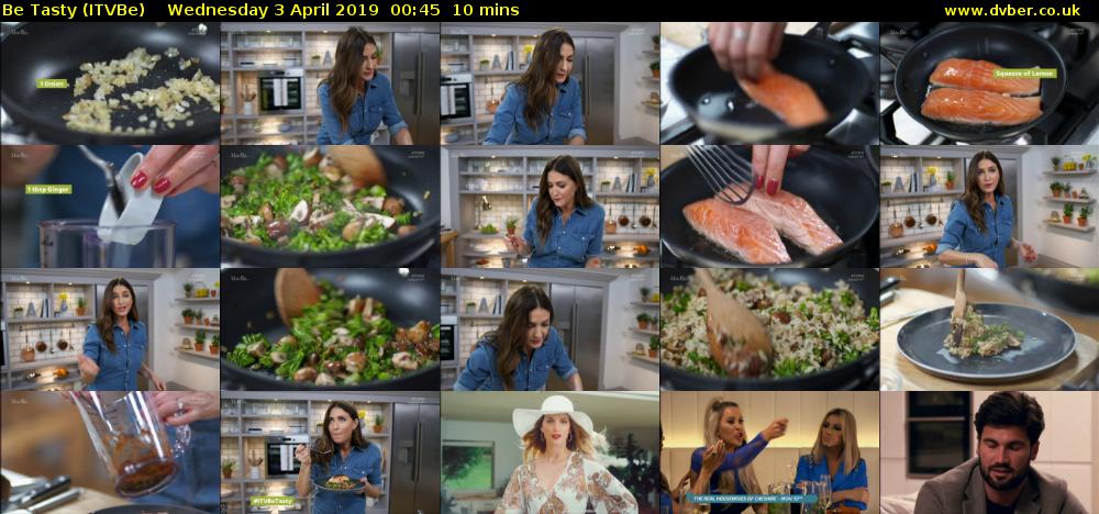 Be Tasty (ITVBe) Wednesday 3 April 2019 00:45 - 00:55