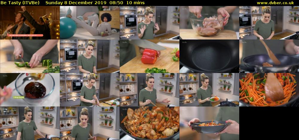 Be Tasty (ITVBe) Sunday 8 December 2019 08:50 - 09:00