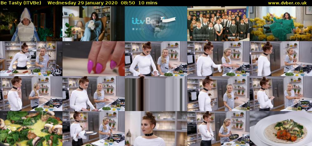 Be Tasty (ITVBe) Wednesday 29 January 2020 08:50 - 09:00