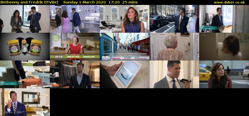 Bethenny and Fredrik (ITVBe) Sunday 1 March 2020 17:20 - 17:45