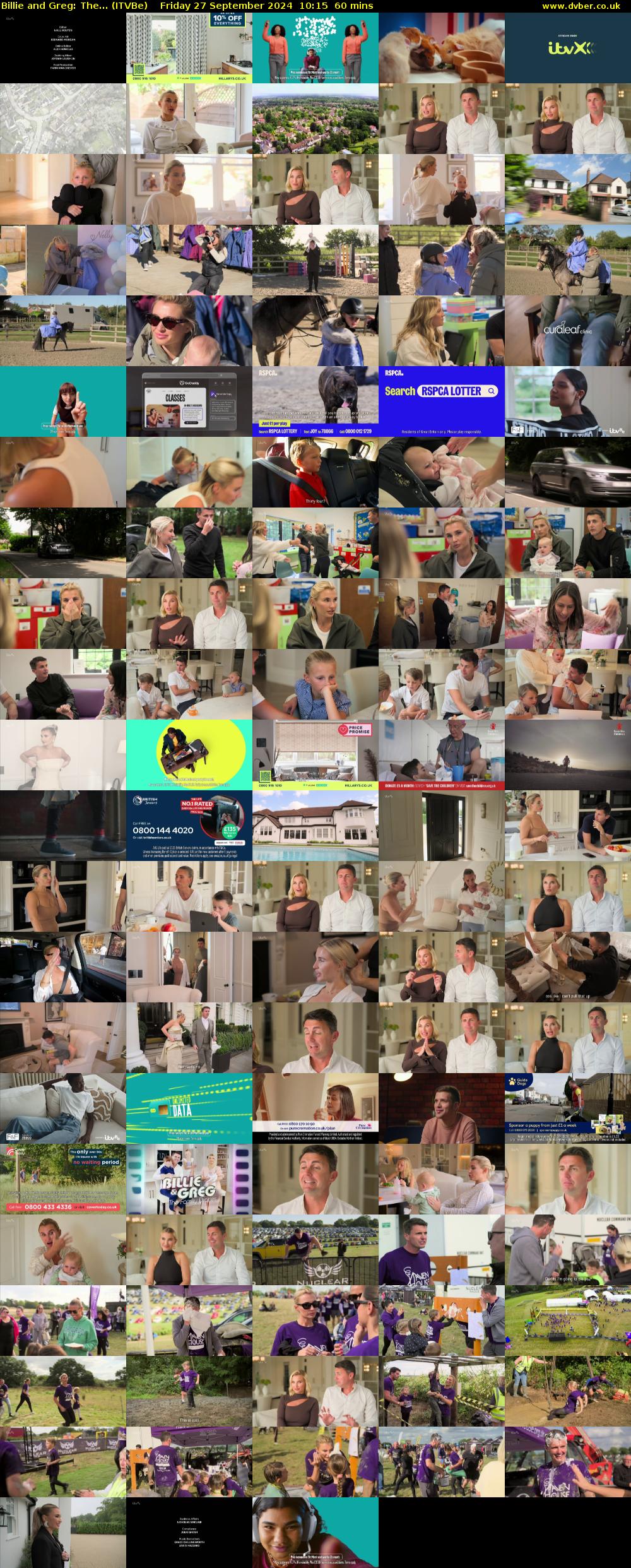 Billie and Greg: The... (ITVBe) Friday 27 September 2024 10:15 - 11:15