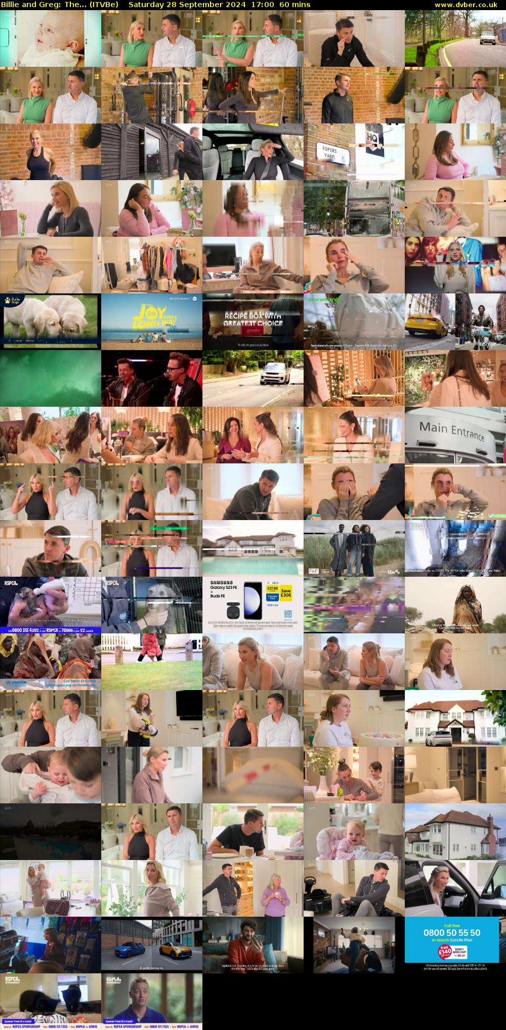 Billie and Greg: The... (ITVBe) Saturday 28 September 2024 17:00 - 18:00
