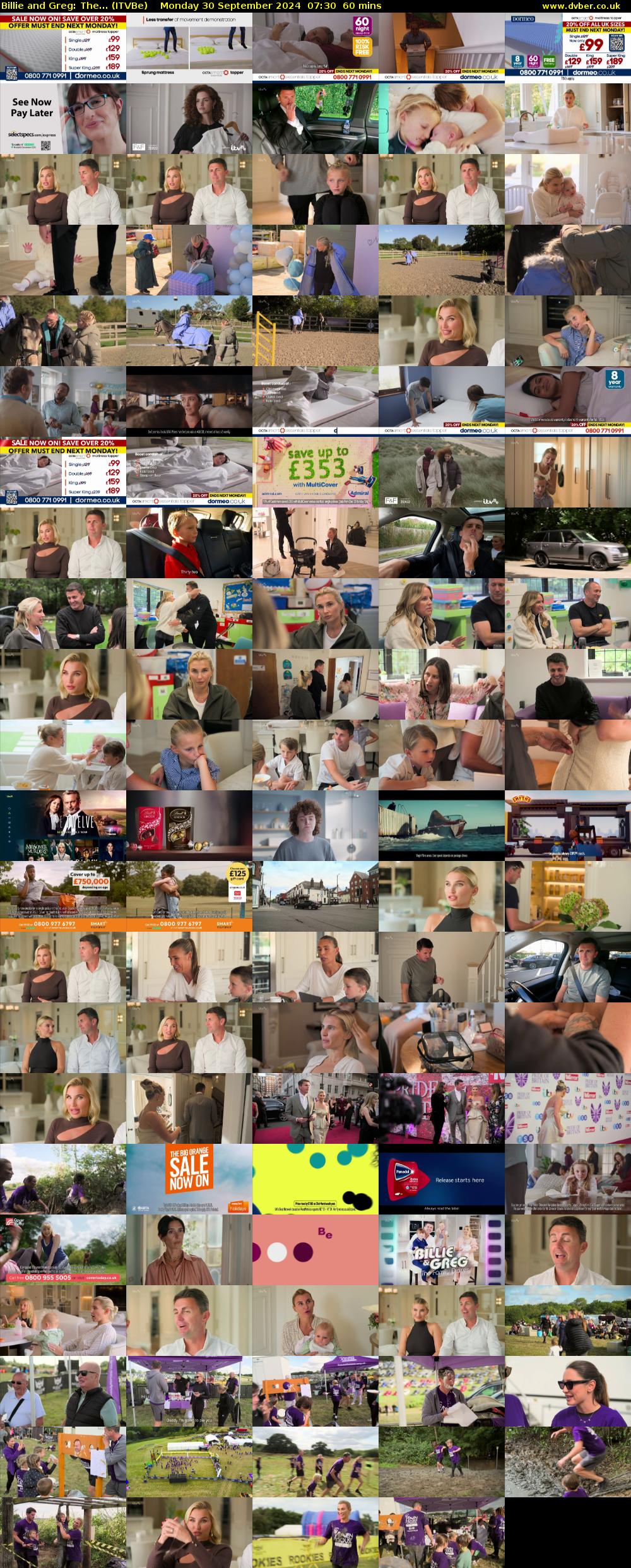 Billie and Greg: The... (ITVBe) Monday 30 September 2024 07:30 - 08:30