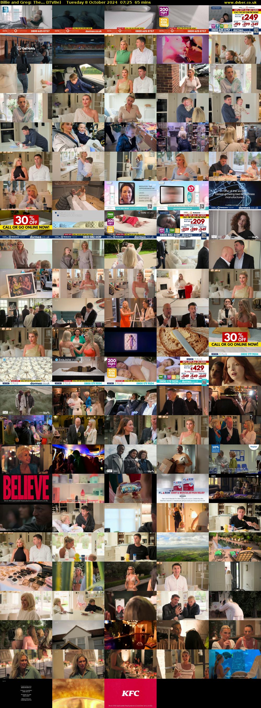 Billie and Greg: The... (ITVBe) Tuesday 8 October 2024 07:25 - 08:30