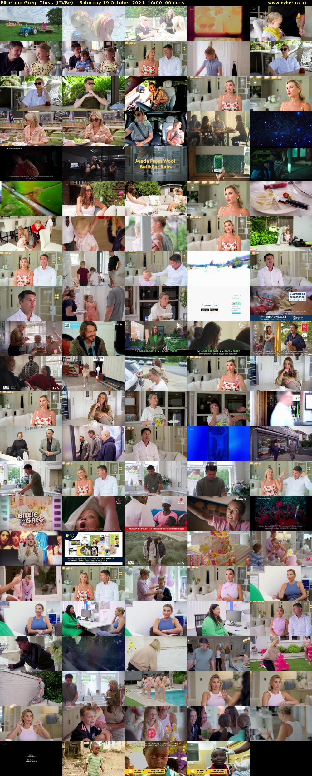 Billie and Greg: The... (ITVBe) Saturday 19 October 2024 16:00 - 17:00