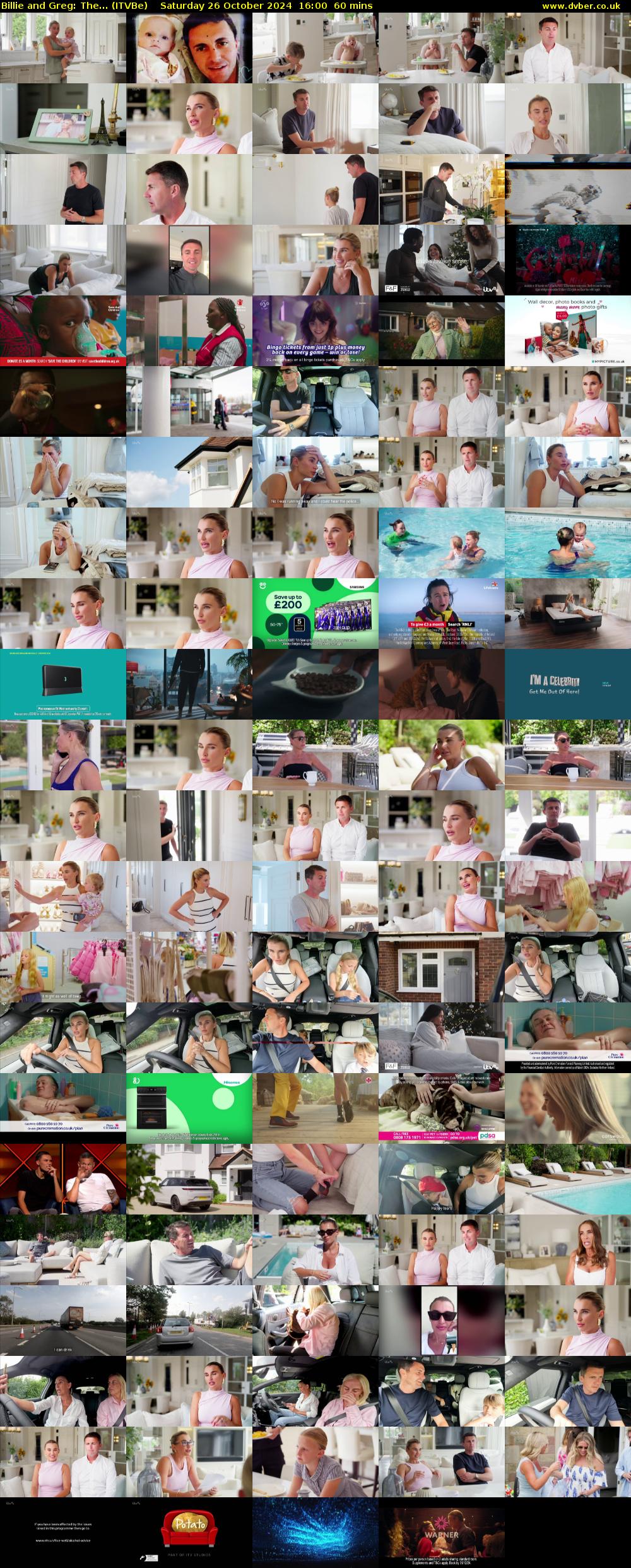 Billie and Greg: The... (ITVBe) Saturday 26 October 2024 16:00 - 17:00