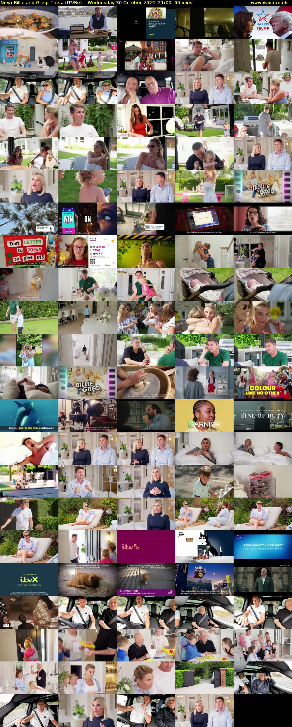 Billie and Greg: The... (ITVBe) Wednesday 30 October 2024 21:00 - 22:00