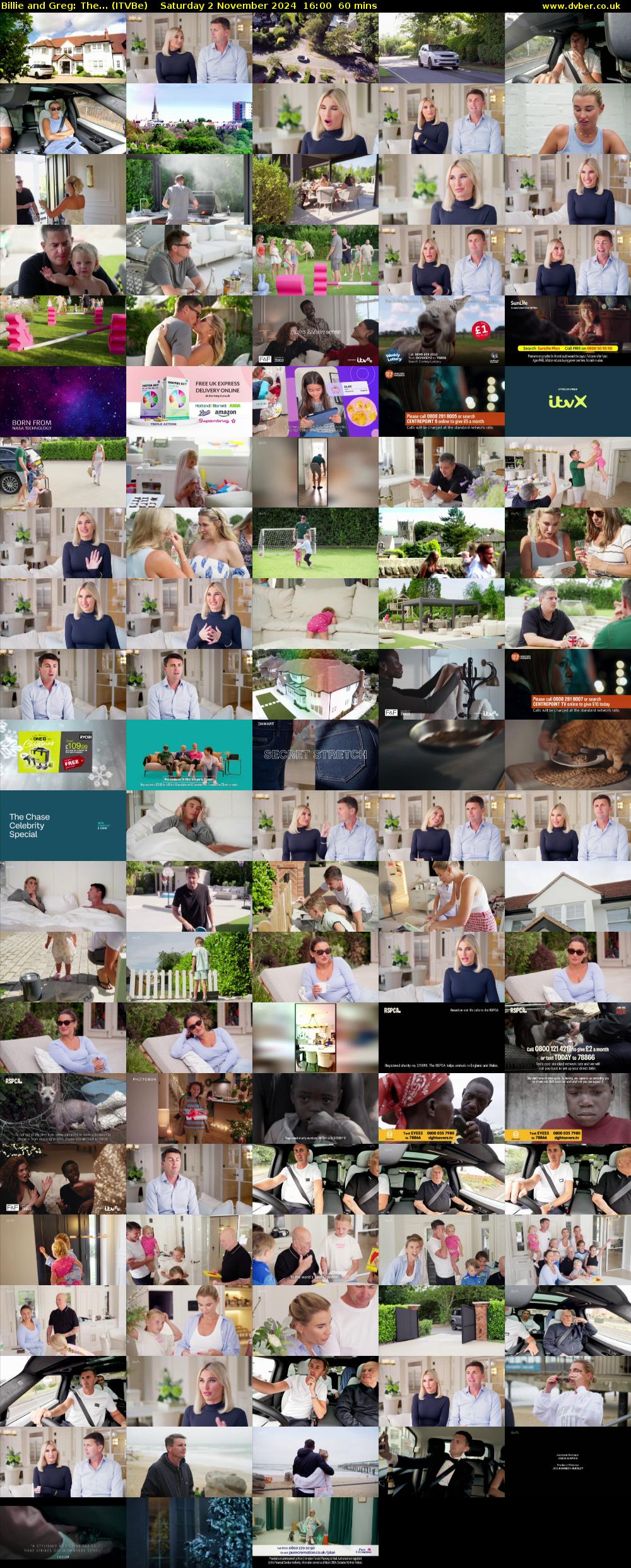 Billie and Greg: The... (ITVBe) Saturday 2 November 2024 16:00 - 17:00