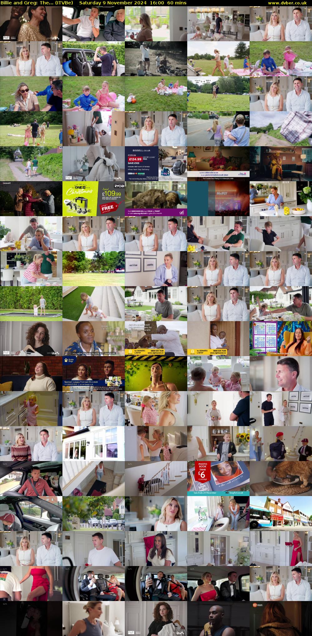 Billie and Greg: The... (ITVBe) Saturday 9 November 2024 16:00 - 17:00