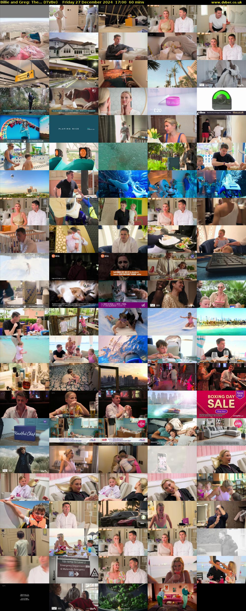 Billie and Greg: The... (ITVBe) Friday 27 December 2024 17:00 - 18:00