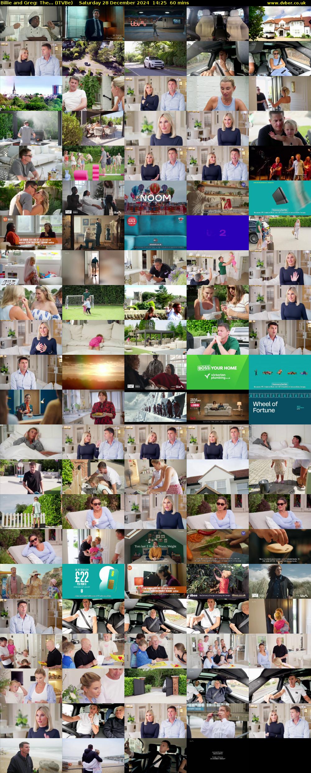 Billie and Greg: The... (ITVBe) Saturday 28 December 2024 14:25 - 15:25