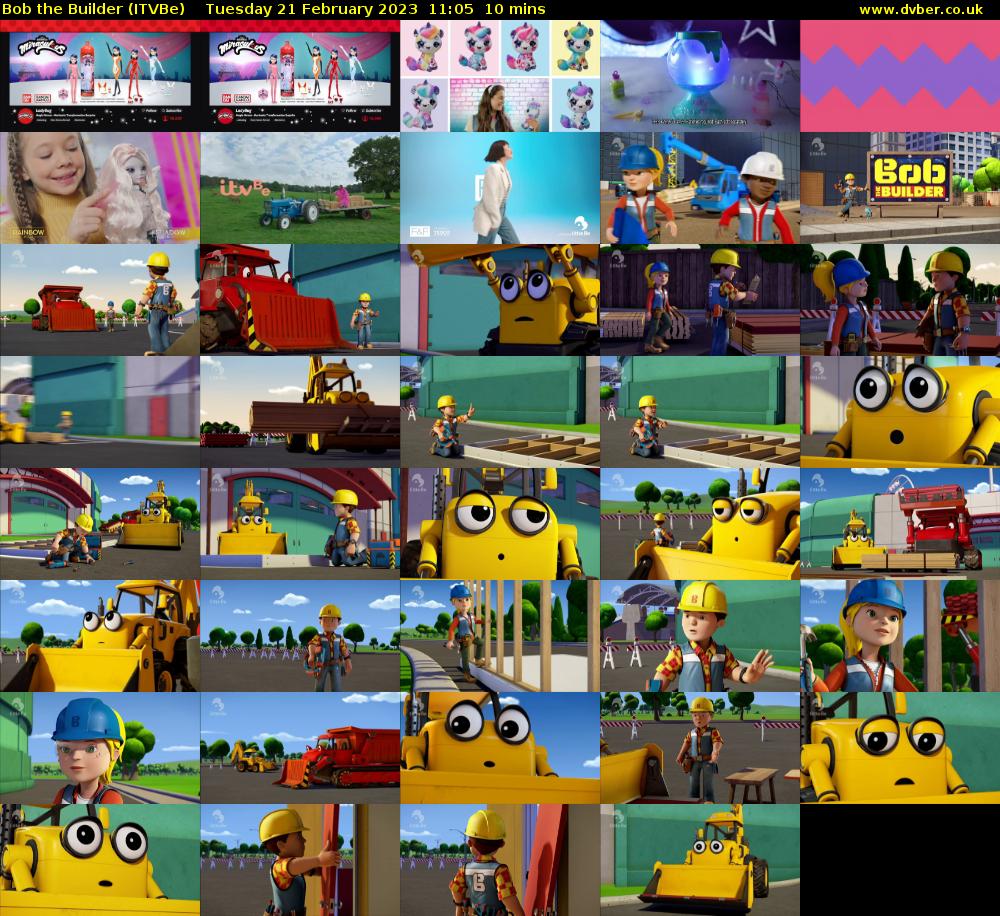Bob the Builder (ITVBe) Tuesday 21 February 2023 11:05 - 11:15
