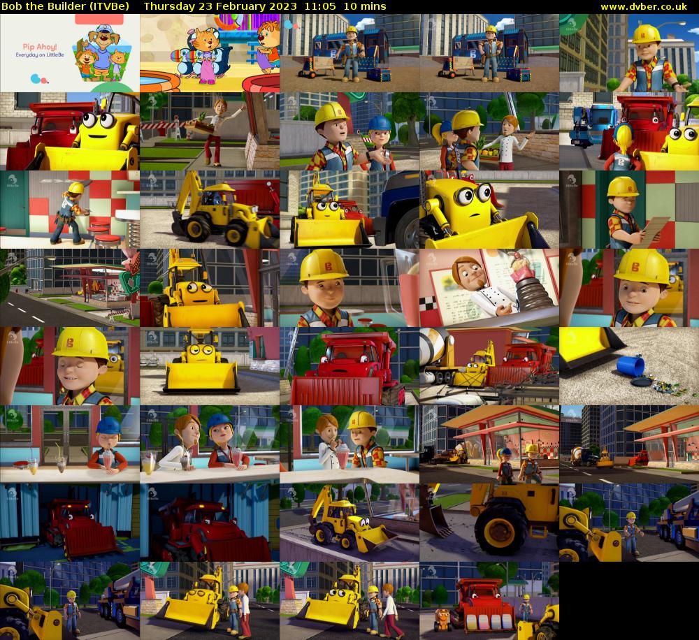 Bob the Builder (ITVBe) Thursday 23 February 2023 11:05 - 11:15