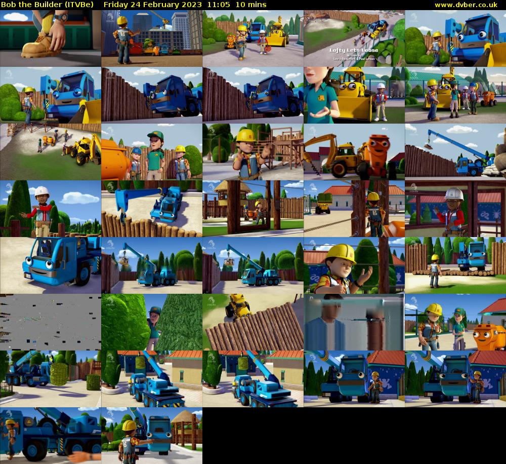 Bob the Builder (ITVBe) Friday 24 February 2023 11:05 - 11:15