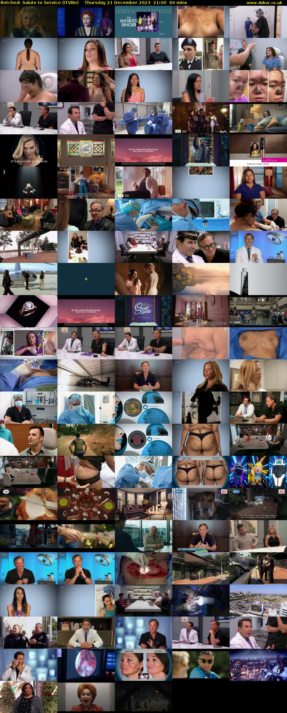 Botched: Salute to Service (ITVBe) Thursday 21 December 2023 21:00 - 22:00