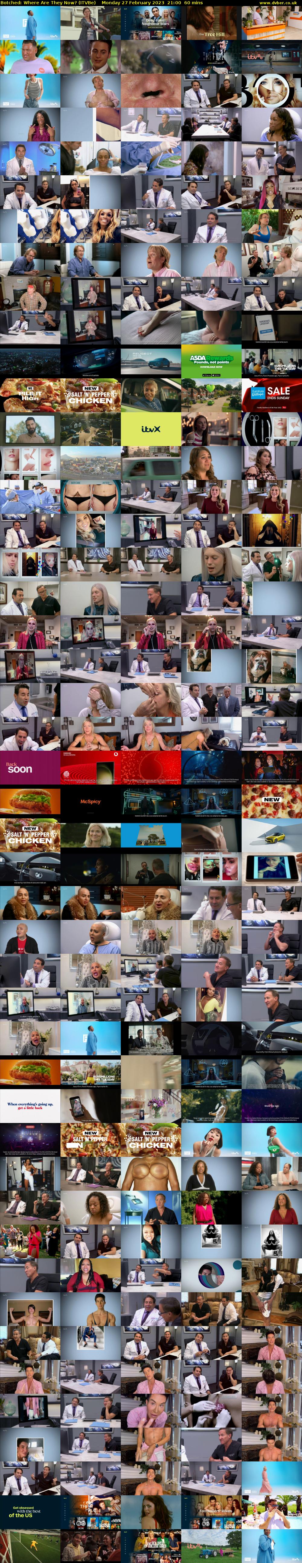 Botched: Where Are They Now? (ITVBe) Monday 27 February 2023 21:00 - 22:00
