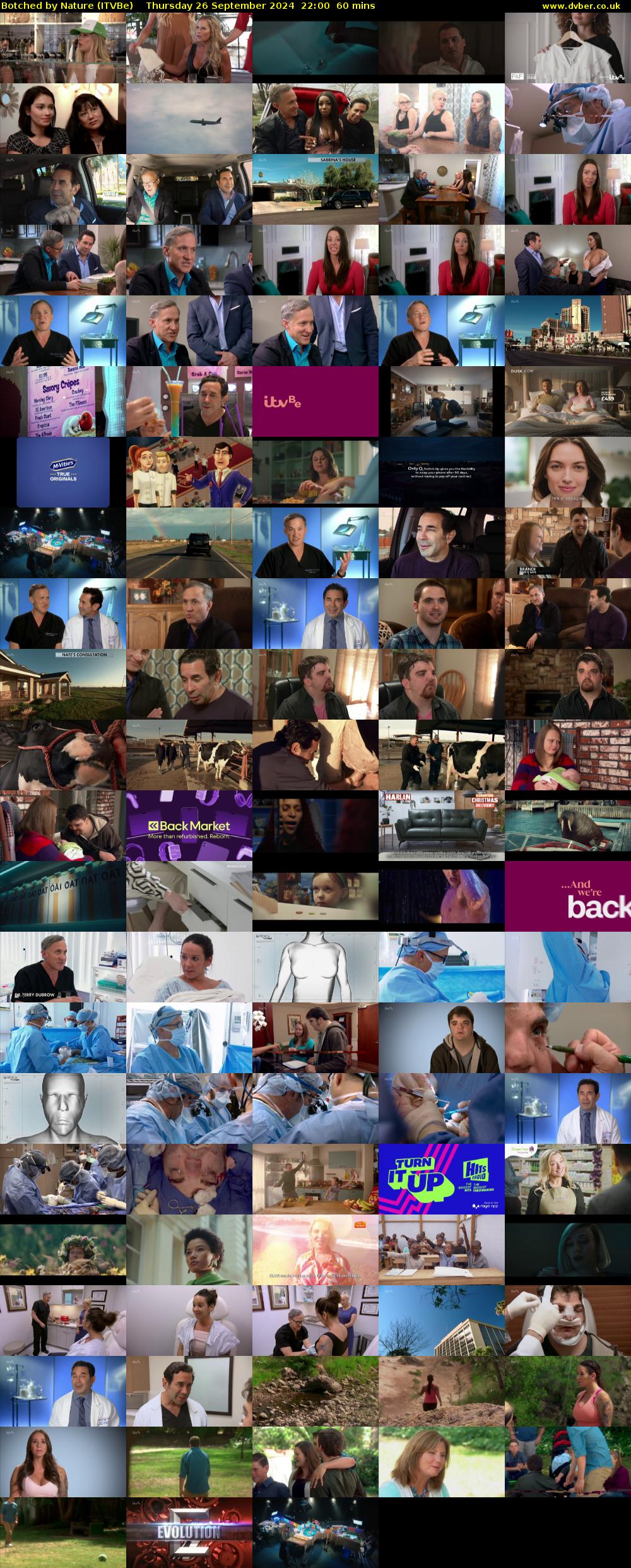 Botched by Nature (ITVBe) Thursday 26 September 2024 22:00 - 23:00