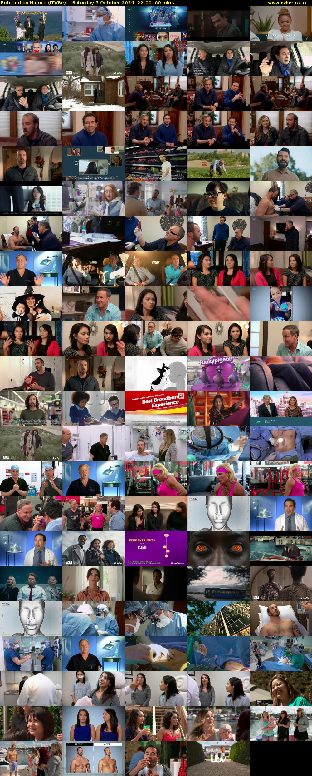 Botched by Nature (ITVBe) Saturday 5 October 2024 22:00 - 23:00
