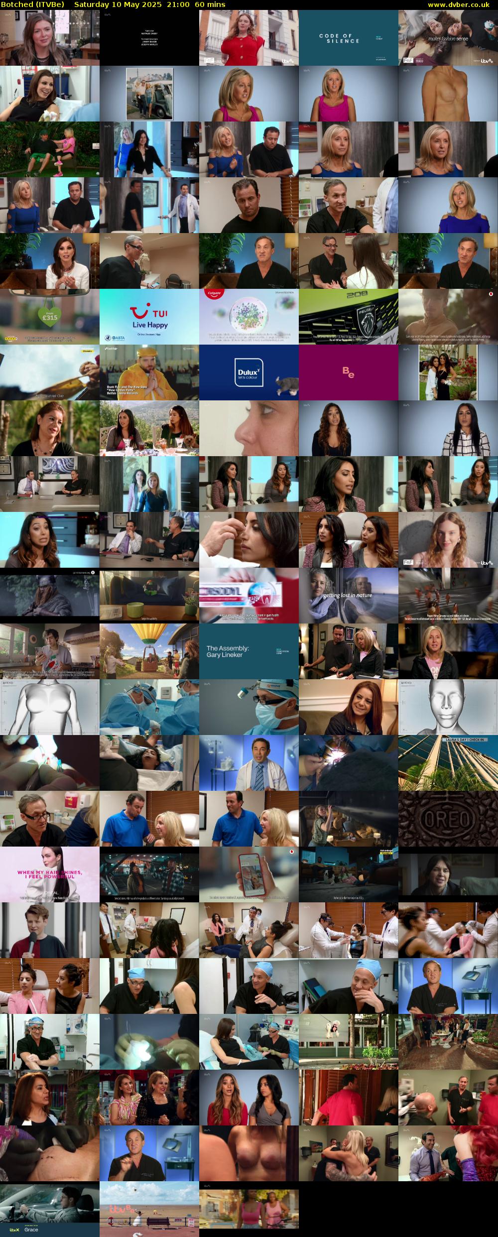 Botched (ITVBe) Saturday 10 May 2025 21:00 - 22:00