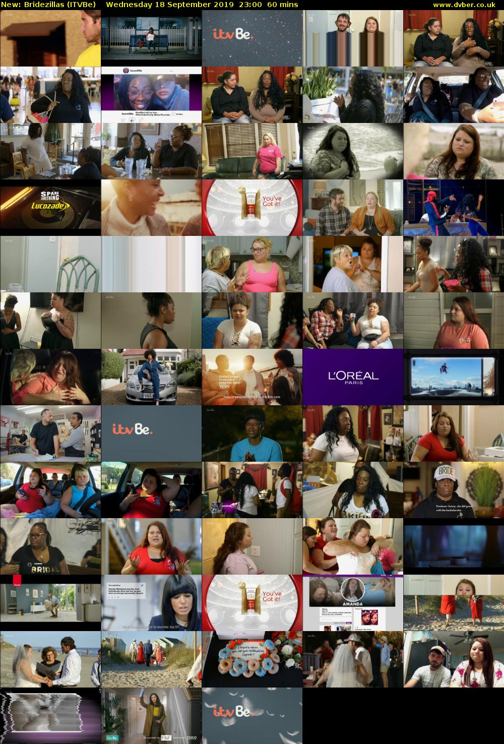 Bridezillas (ITVBe) Wednesday 18 September 2019 23:00 - 00:00