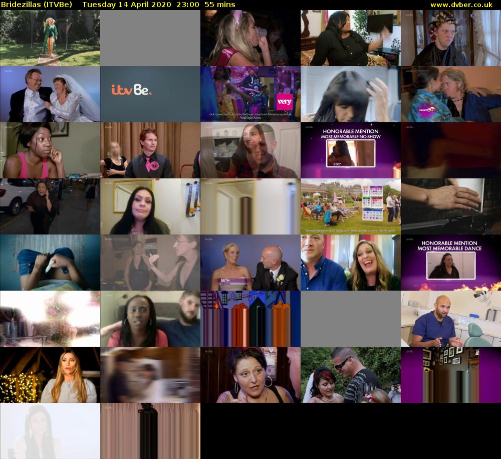 Bridezillas (ITVBe) Tuesday 14 April 2020 23:00 - 23:55