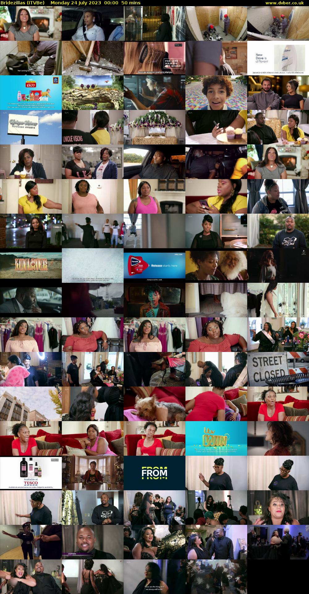 Bridezillas (ITVBe) Monday 24 July 2023 00:00 - 00:50