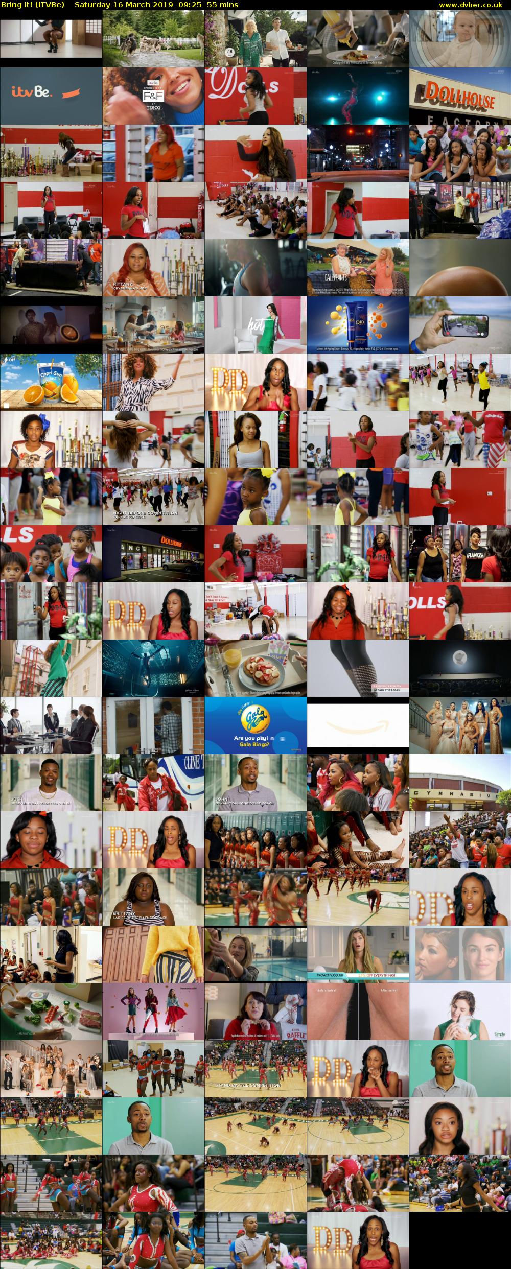 Bring It! (ITVBe) Saturday 16 March 2019 09:25 - 10:20