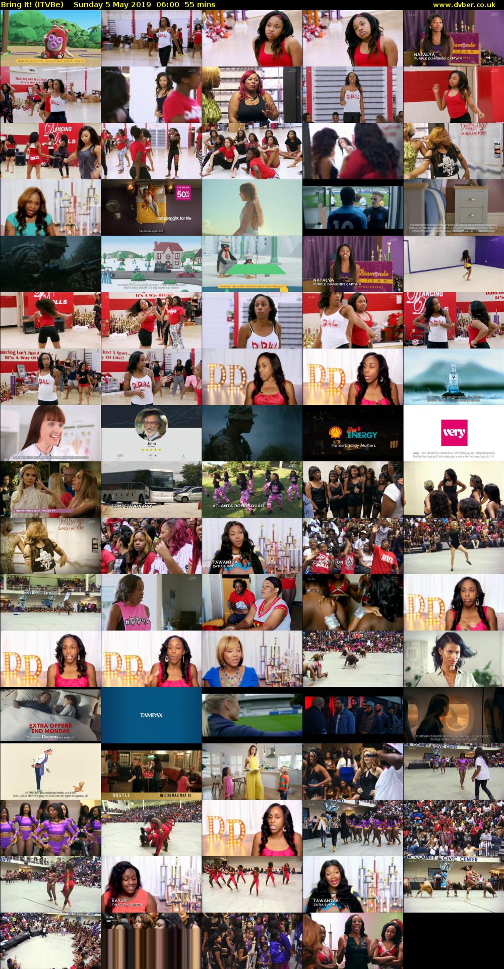 Bring It! (ITVBe) Sunday 5 May 2019 06:00 - 06:55