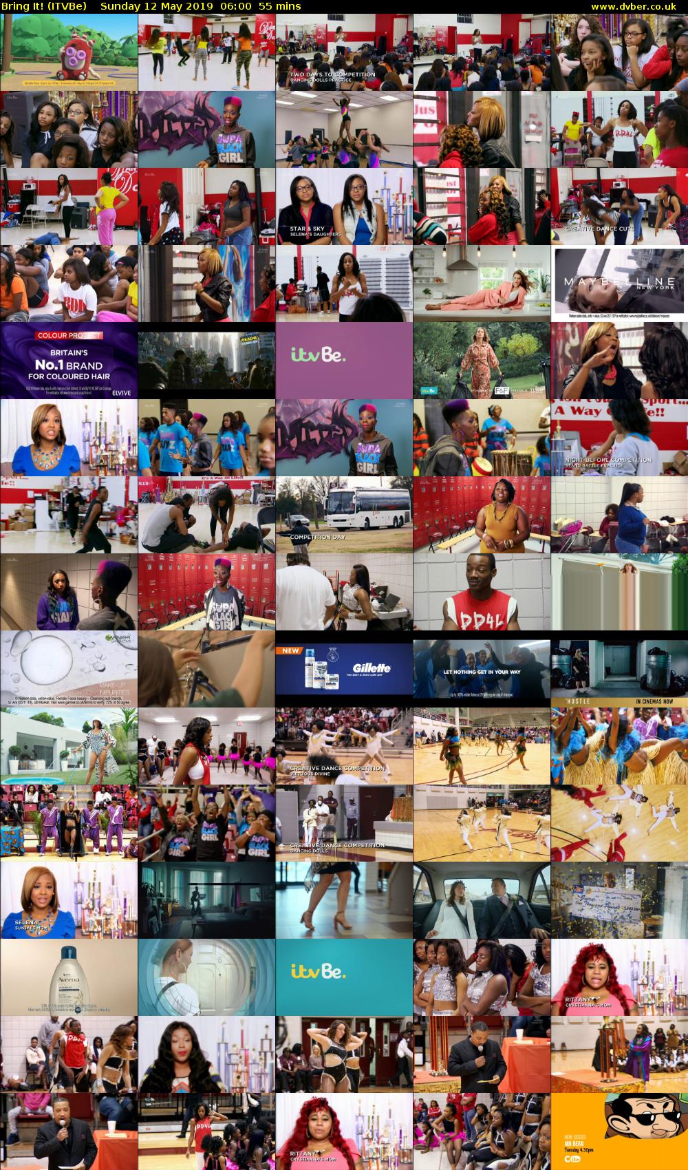 Bring It! (ITVBe) Sunday 12 May 2019 06:00 - 06:55