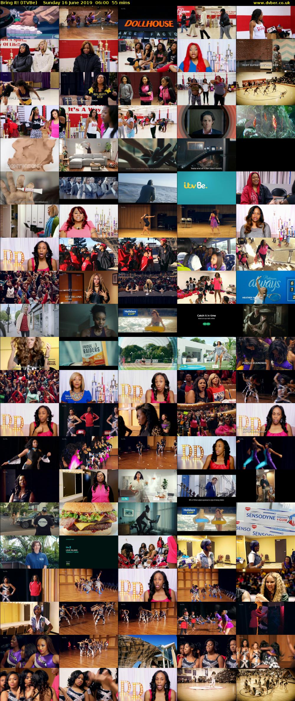 Bring It! (ITVBe) Sunday 16 June 2019 06:00 - 06:55