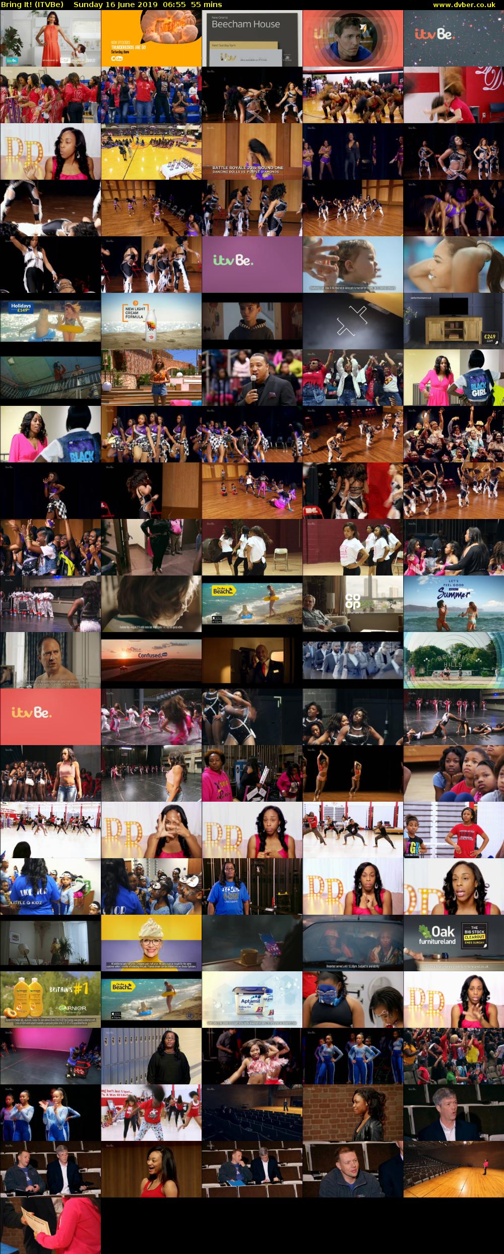 Bring It! (ITVBe) Sunday 16 June 2019 06:55 - 07:50