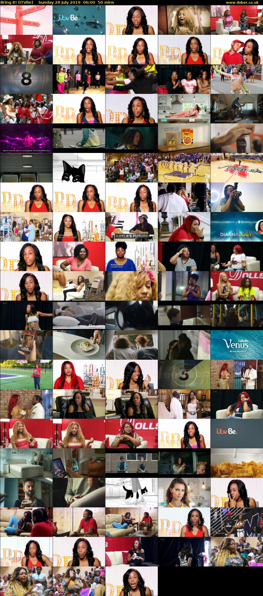 Bring It! (ITVBe) Sunday 28 July 2019 06:00 - 06:50