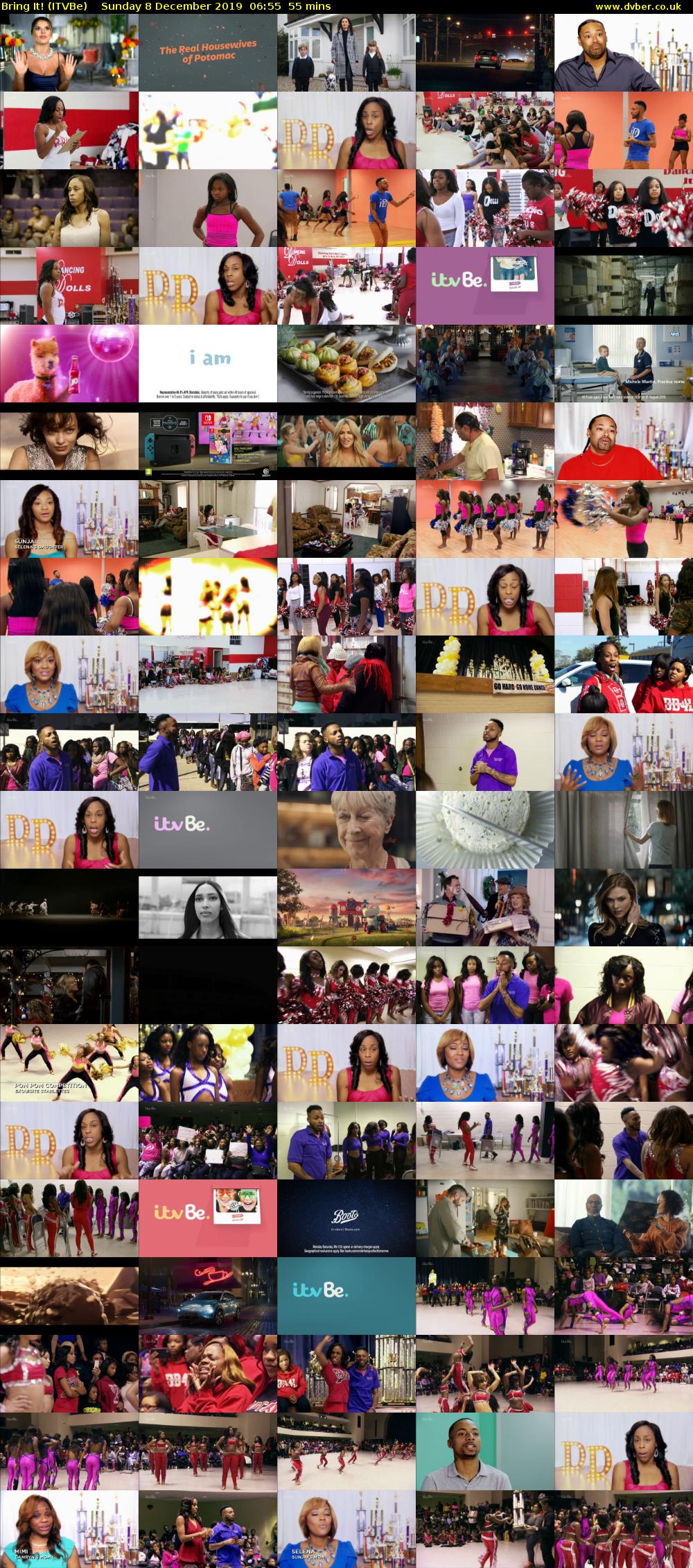 Bring It! (ITVBe) Sunday 8 December 2019 06:55 - 07:50