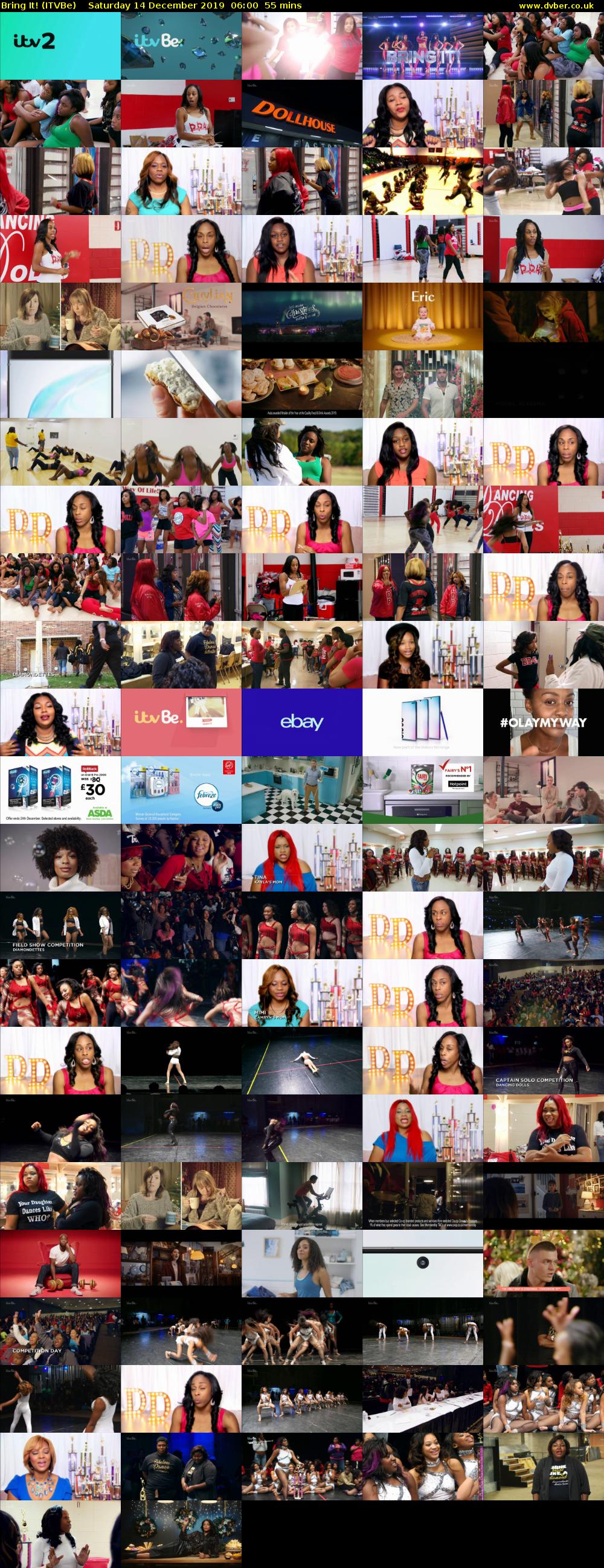 Bring It! (ITVBe) Saturday 14 December 2019 06:00 - 06:55