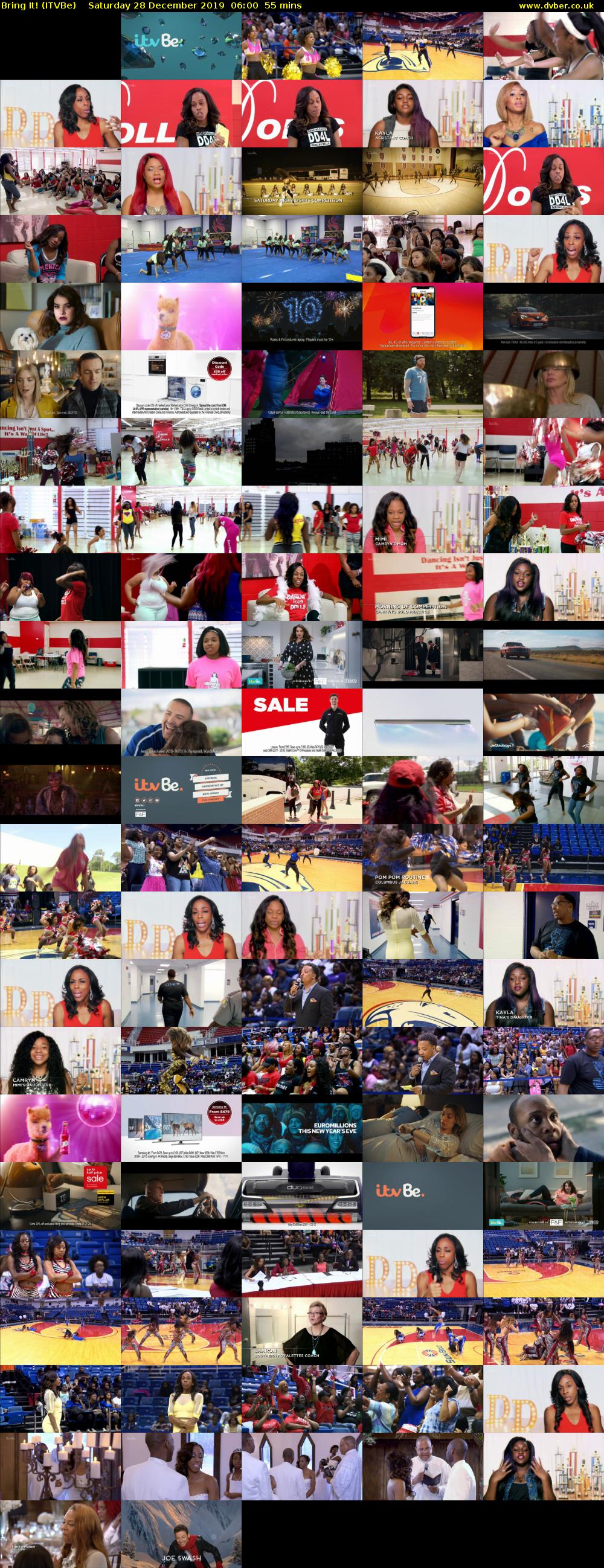 Bring It! (ITVBe) Saturday 28 December 2019 06:00 - 06:55