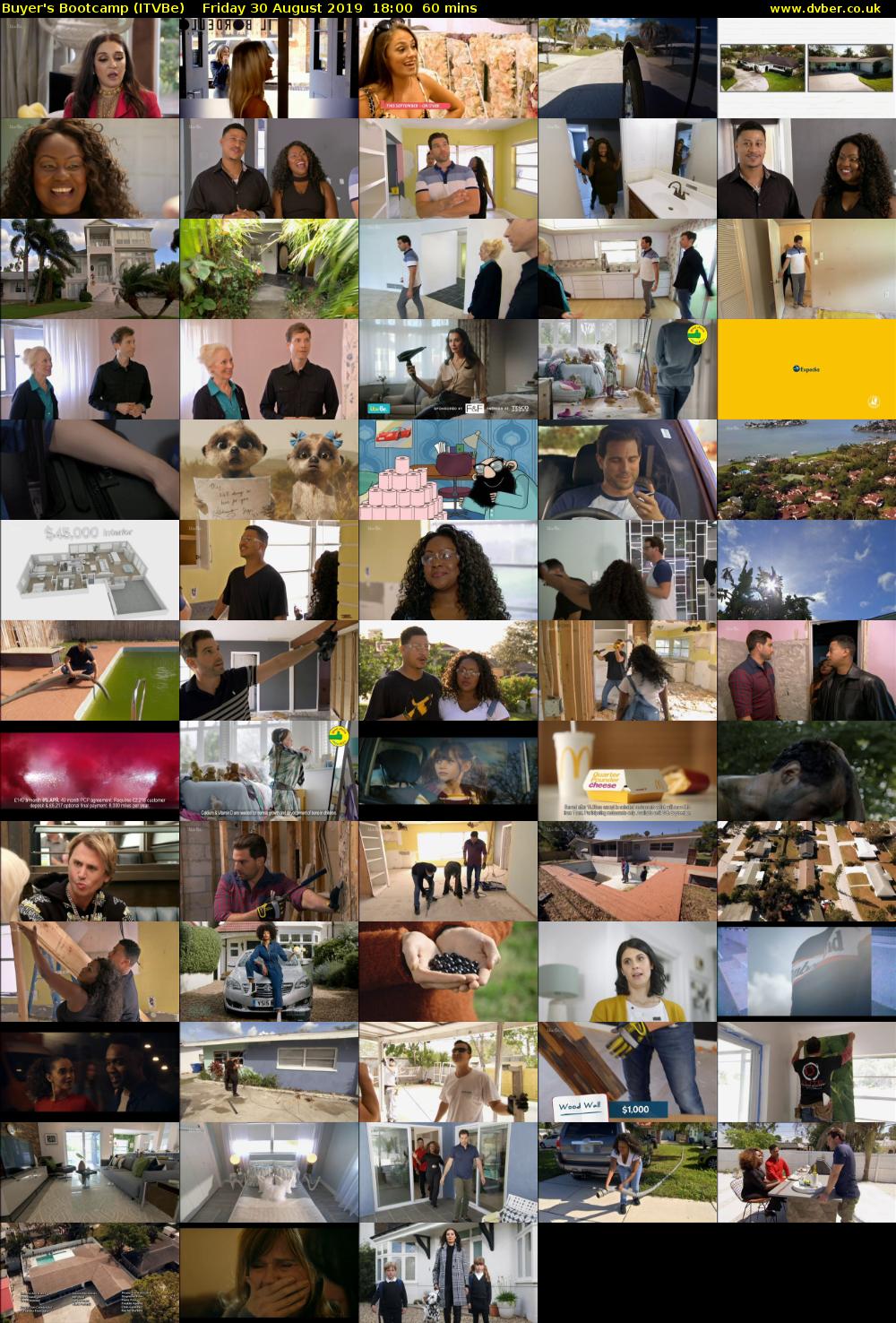 Buyer's Bootcamp (ITVBe) Friday 30 August 2019 18:00 - 19:00