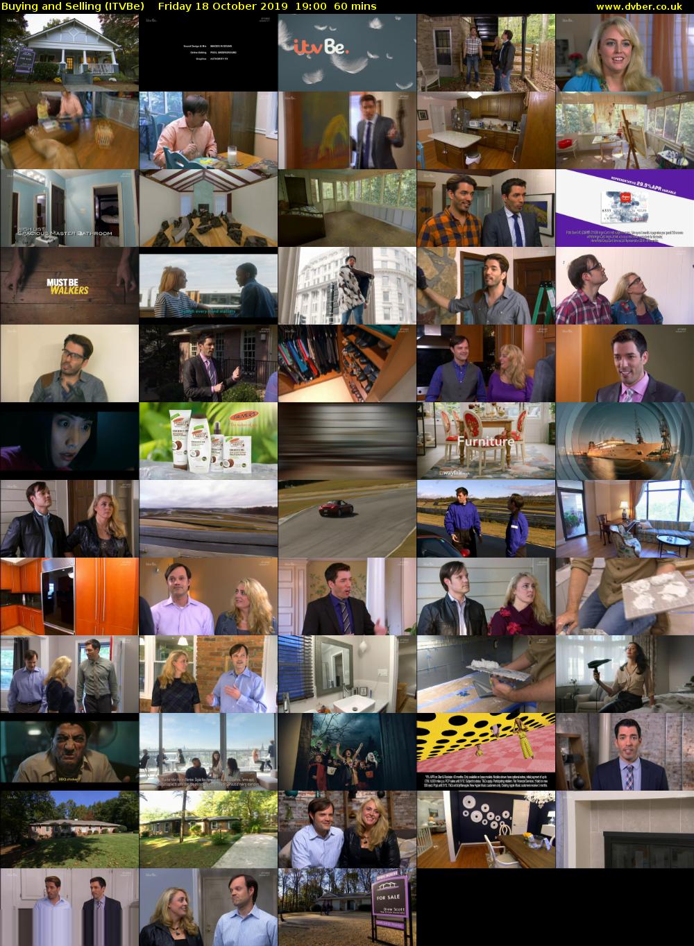 Buying and Selling (ITVBe) Friday 18 October 2019 19:00 - 20:00