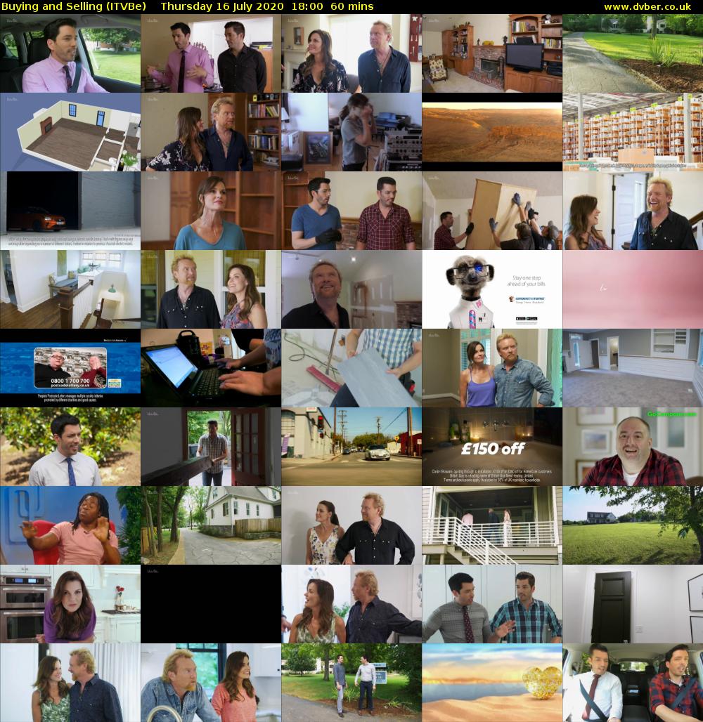 Buying and Selling (ITVBe) Thursday 16 July 2020 18:00 - 19:00