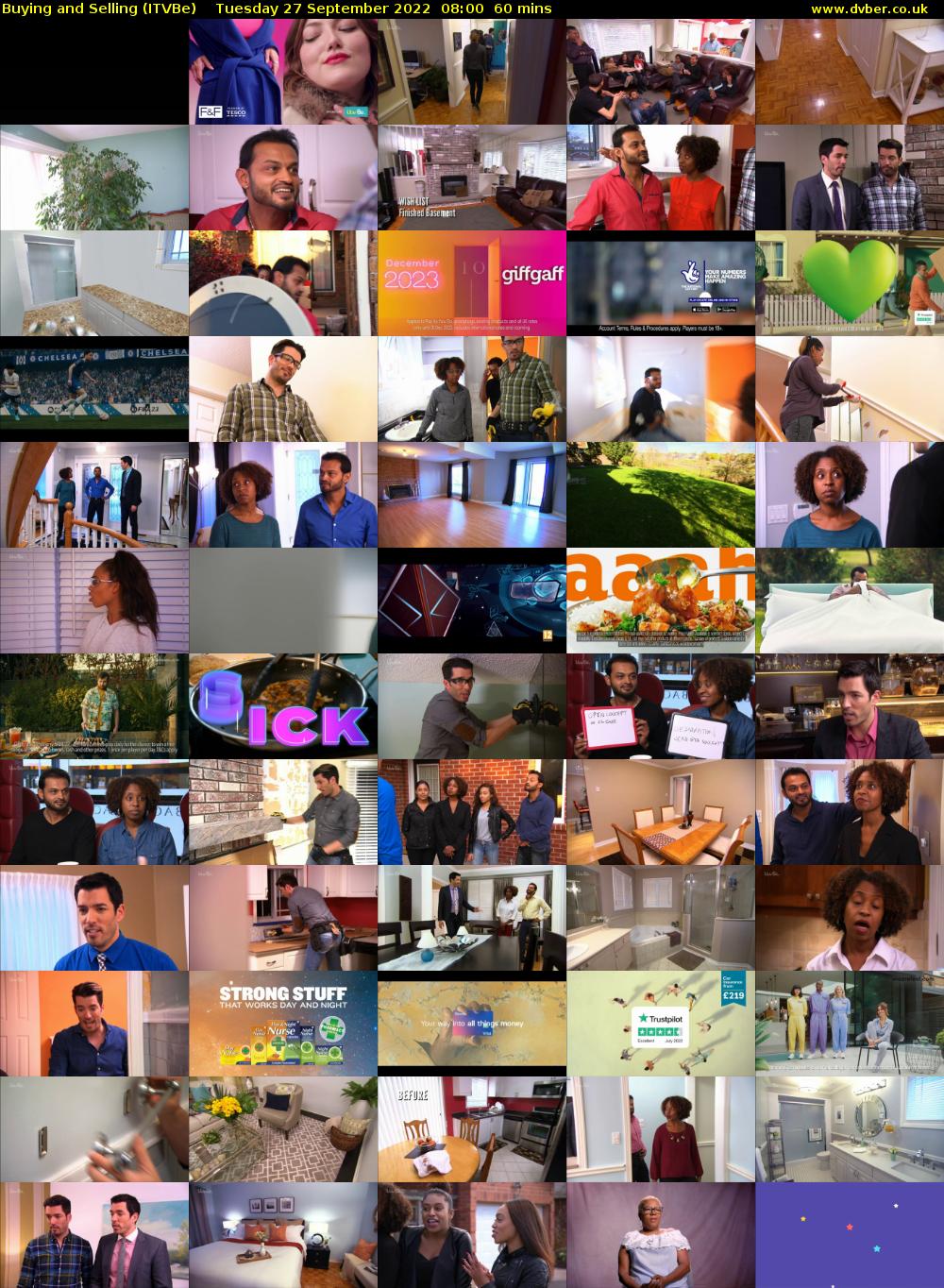Buying and Selling (ITVBe) Tuesday 27 September 2022 08:00 - 09:00