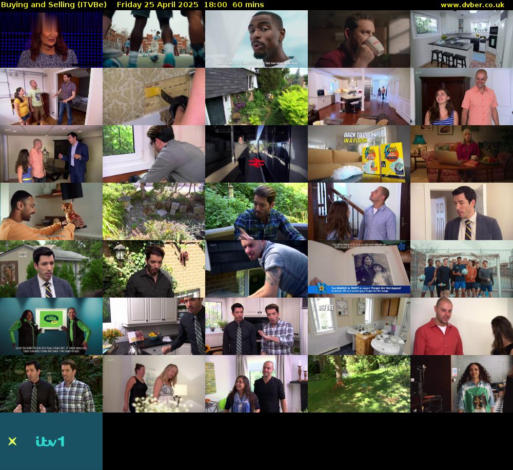 Buying and Selling (ITVBe) Friday 25 April 2025 18:00 - 19:00