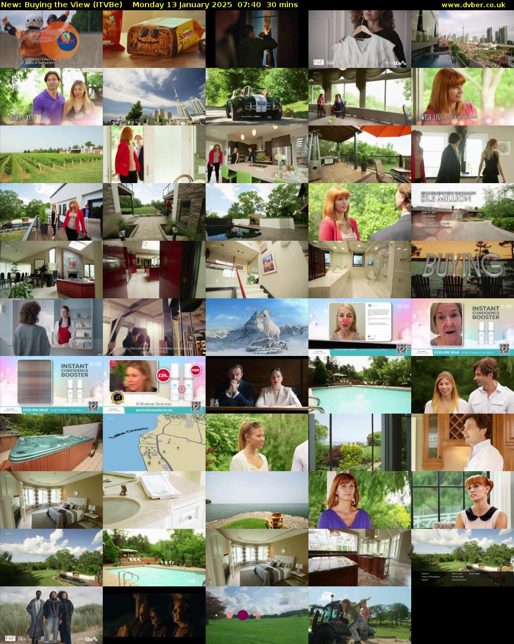 Buying the View (ITVBe) Monday 13 January 2025 07:40 - 08:10