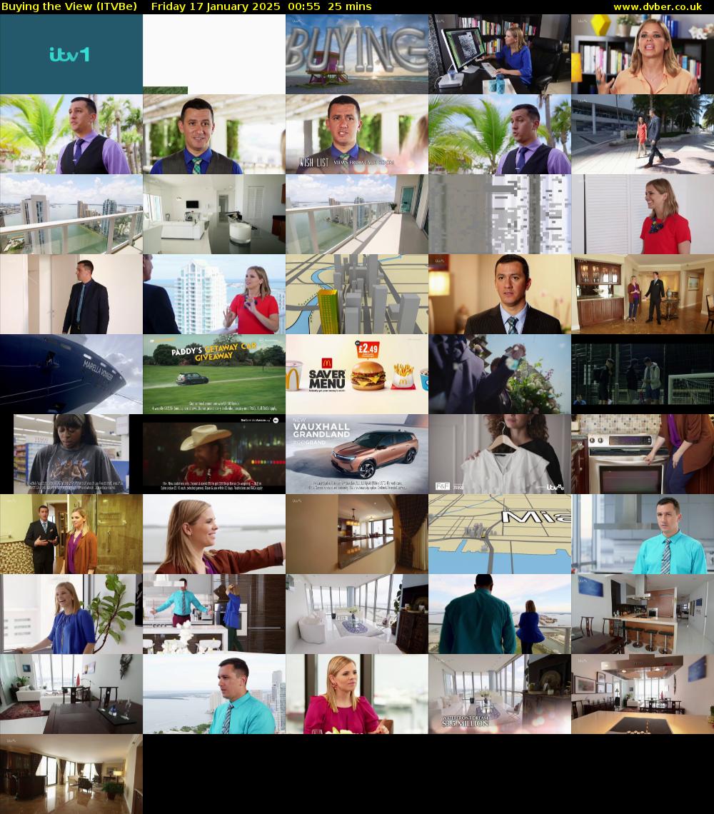 Buying the View (ITVBe) Friday 17 January 2025 00:55 - 01:20